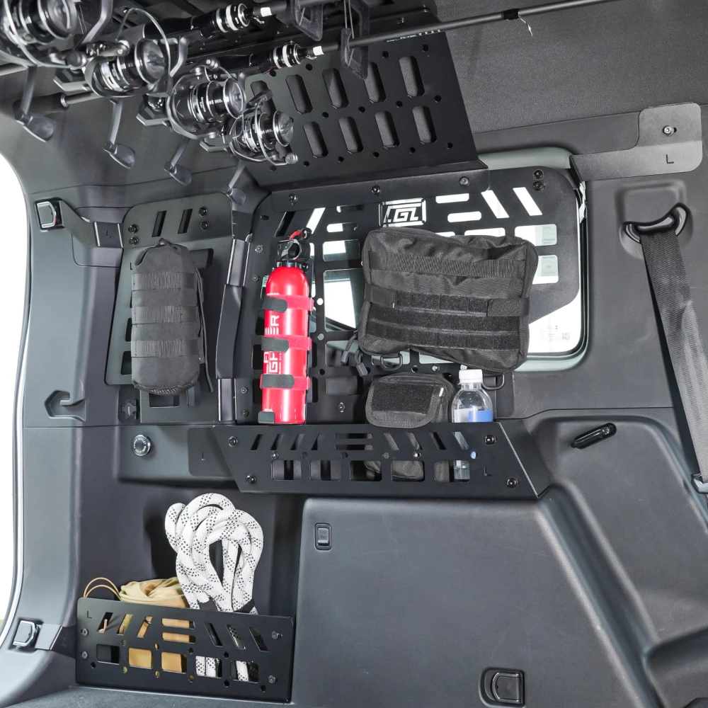 

Подходит для Jetour G700 2025 2026, боковая панель багажника Molle, оконные корзины для хранения и потолочная стойка на крыше