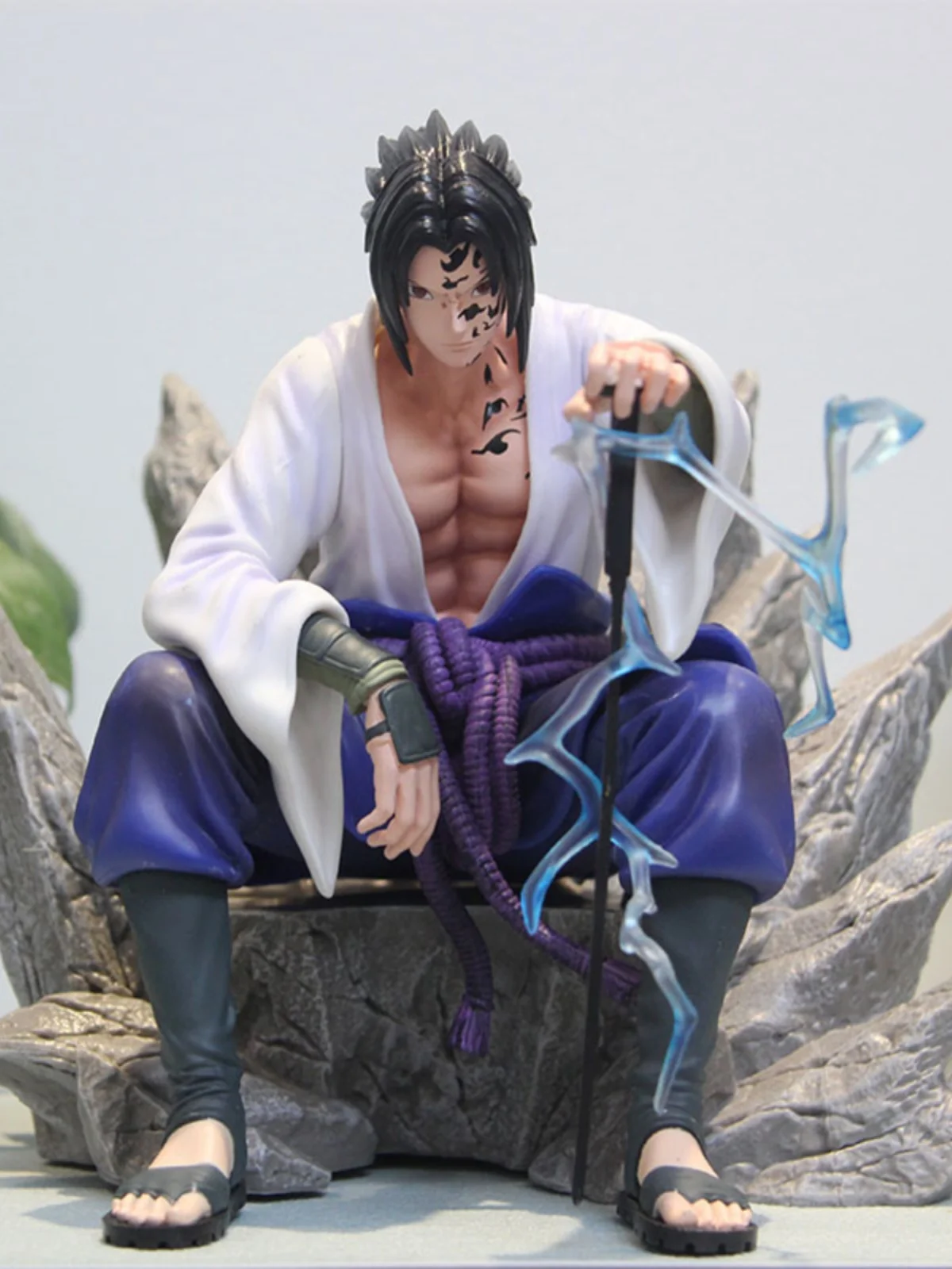 Bandai Naruto gk Gale Seal Sasuke, domineering sitting Sasuke, ornament figure gift, anime