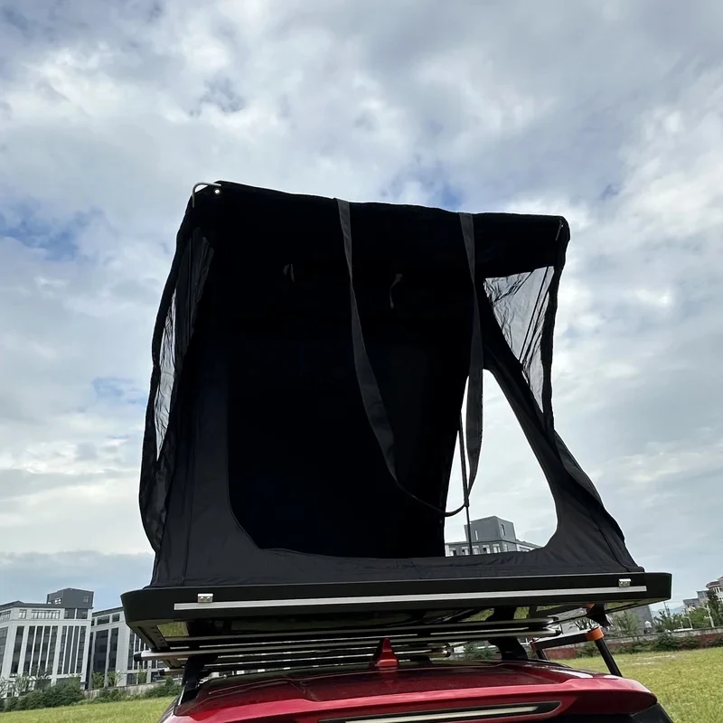 

Автоматическая складная палатка на крышу автомобиля (на 1–3 человек) — внедорожная, из алюминия, для кемпинга