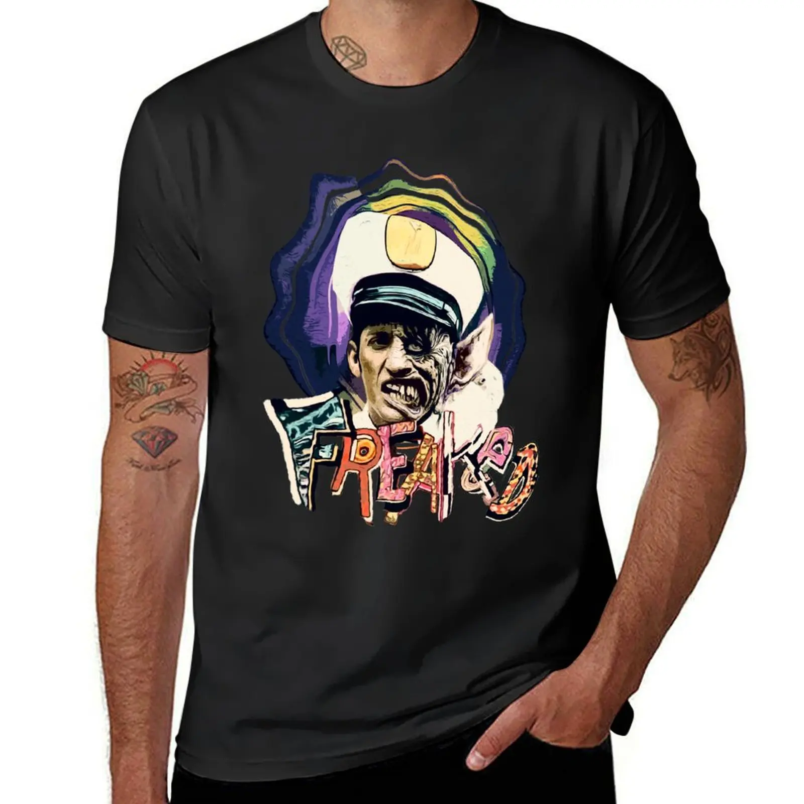 

Freaked T-Shirt anime street wear blue lock plus size men clothing