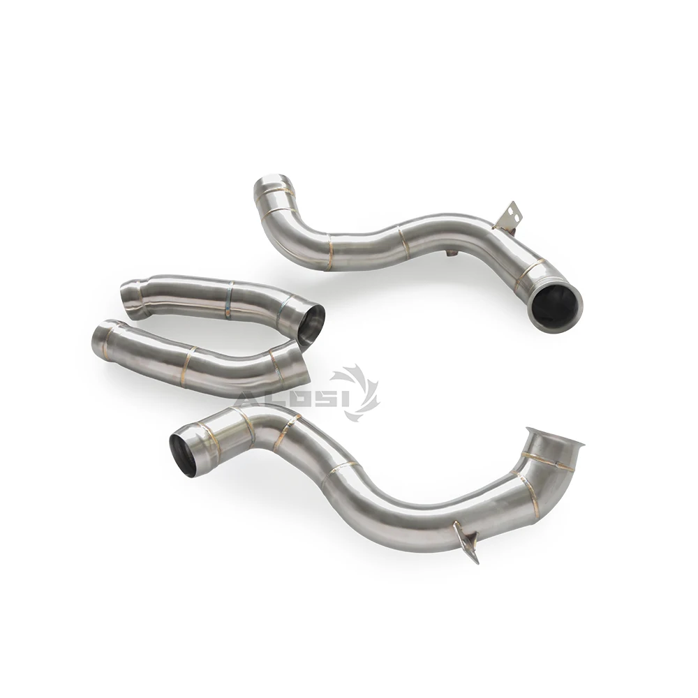 Sports exhaust suitable for Mercedes Benz GLC63 AMG 4.0T 2016-2022 Stainless Steel High Performance Exhaust catless Downpipe