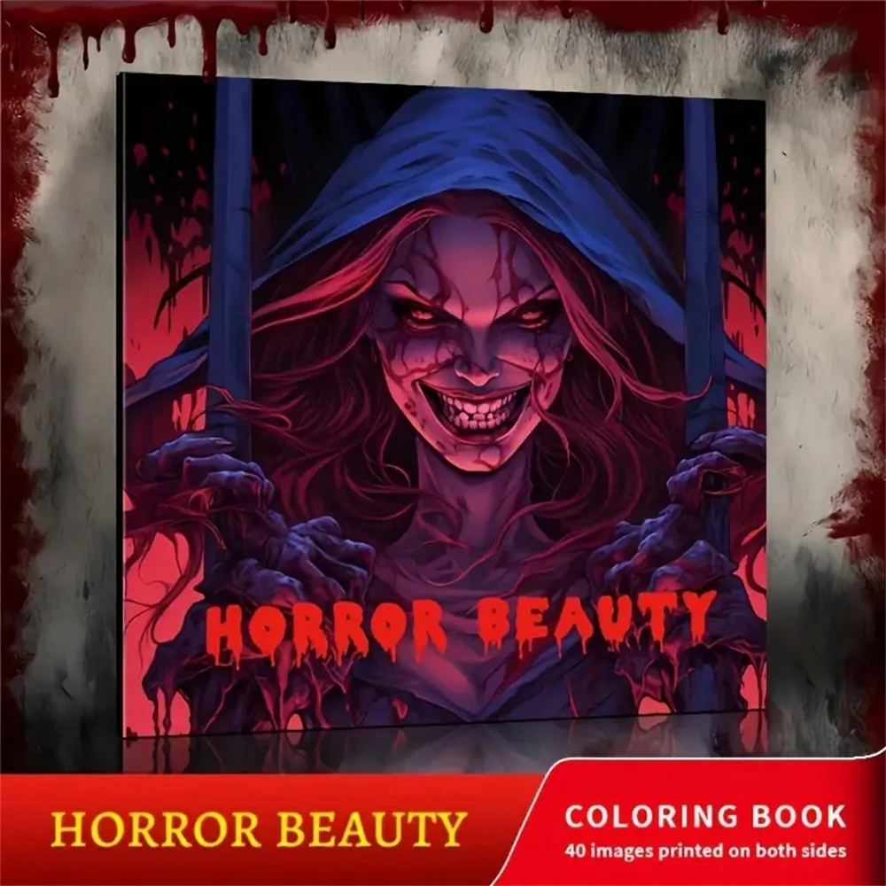 Imagem -01 - Arte Coloring Book Páginas Duplas Aliviar o Stress Kill Time Graffiti Painting Drawing Book Birthday Party Gift Original 20 Páginas arte coloring book paginas duplas aliviar o stress kill time graffiti painting drawing book birthday party gift original 20 paginas 01
