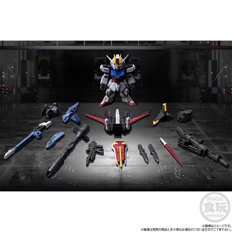 

BANDAI Anime Shokugan FW CONVERGE Strike Gundam Fully Equipped Assembly Plastic Action Figure Model Gift Toy Collection for Kids