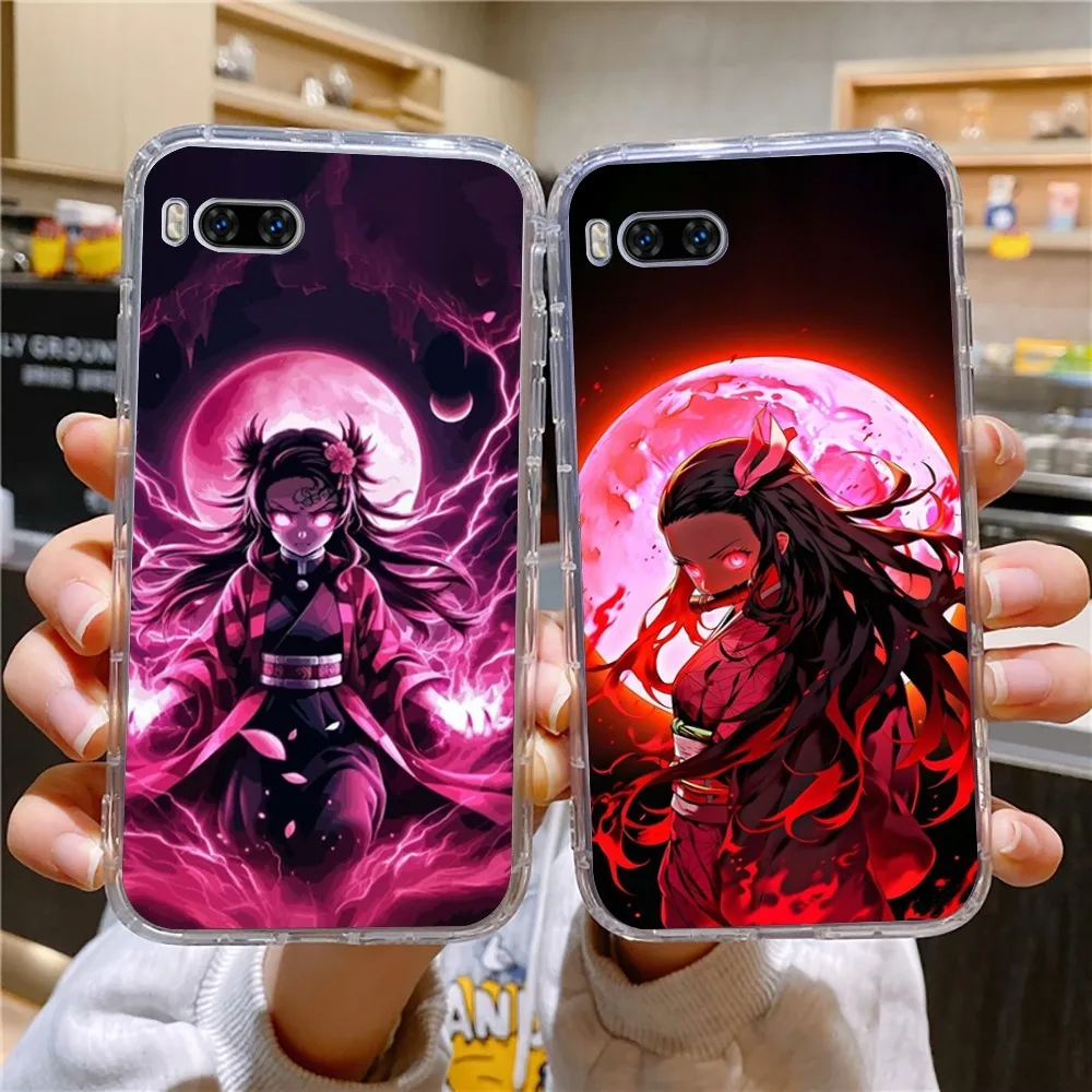 N-Nezuko K-Kamado Anime Phone Case For Huawei Mate P10 P20 P30 P40 P50 Smart Z Honor 50 60 70 Pro Lite Transparent Case