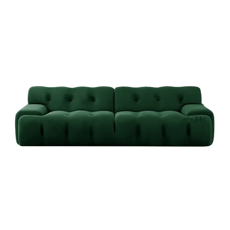 

Italian light luxury modern simple designer fabric sofa small apartment