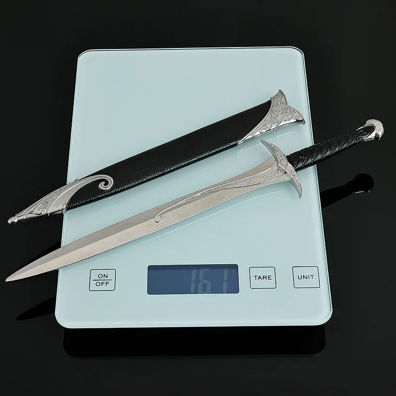 28 cm Nieuwe Sting Game Randapparatuur Metalen Model en Rekwisieten Desktop Decoratie Ornamenten Verjaardag Festival Jongen Geschenken Speelgoed