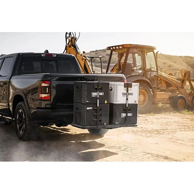 

TOUGHBUILT Штабелируемый ящик для инструментов, водонепроницаемый органайзер с несколькими отделениями для электрика, ремонта, кемпинга и автомобиля