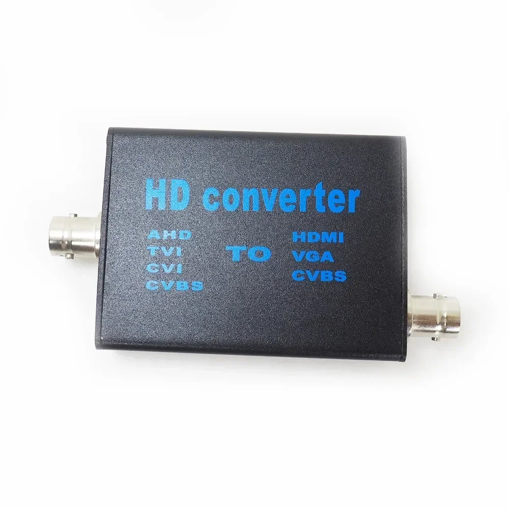 AHD41 10pcs/lot 4-in-1 Video Signal Converter,Signal Input AHD TVI CVI CVBS To HDMI/VGA/CVBS Signal Convertor 1080P 960P