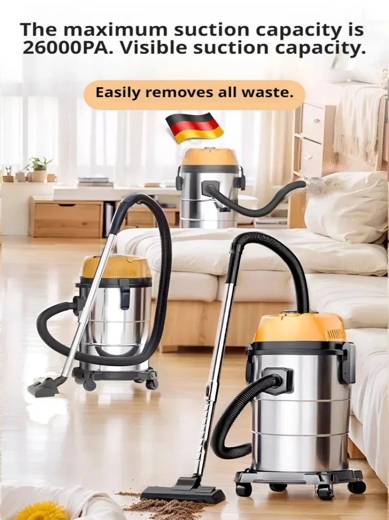 Household Vacuum Cleaner With Large Suction Power And Powerful Vacuum Cleaner For Dry And Wet Cleaning And Dust Removal 240v