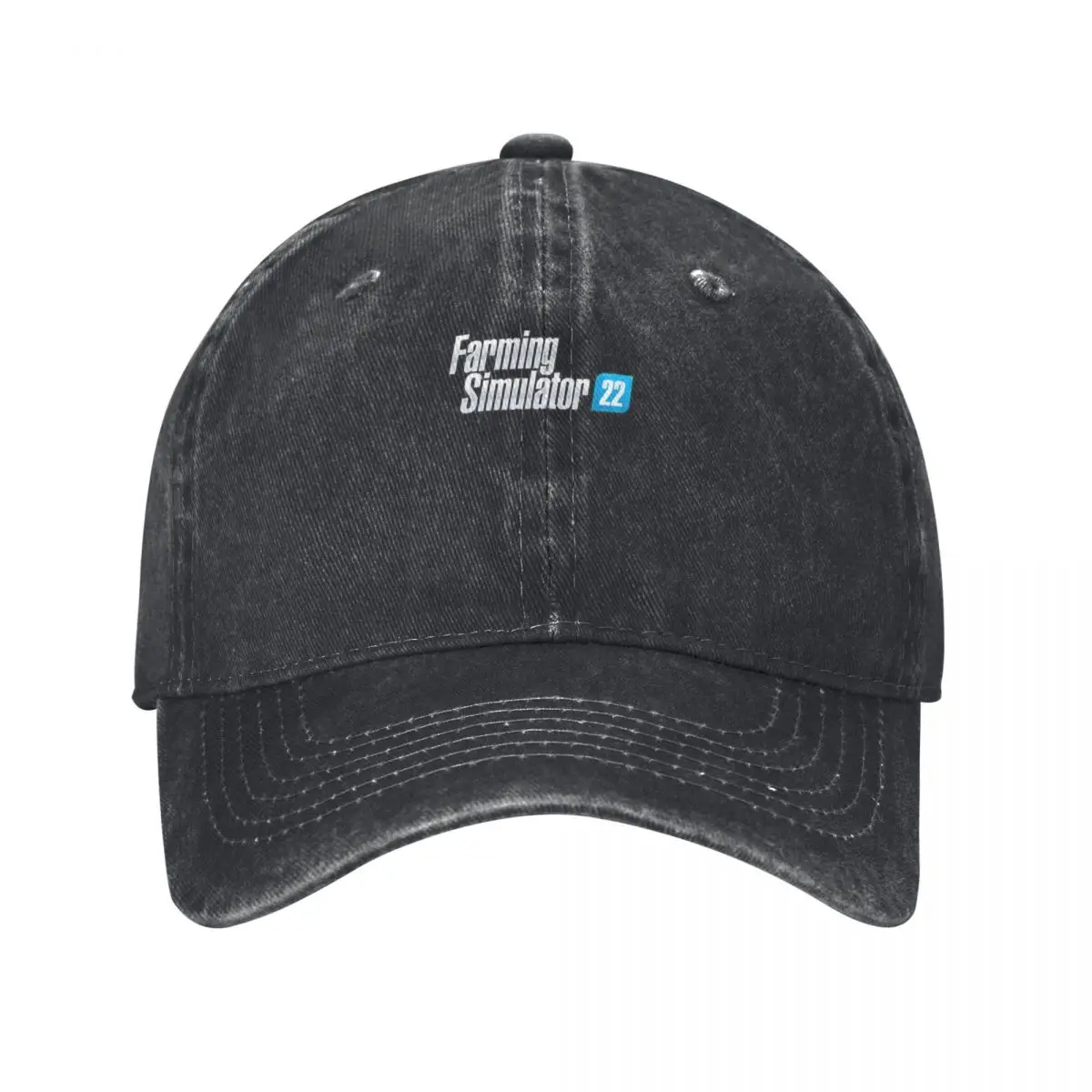 Farming Simulator 22 logo Classic T-Shirt Baseball Cap Beach Bag Hip Hop black Golf Wear Women Beach Fashion Men's