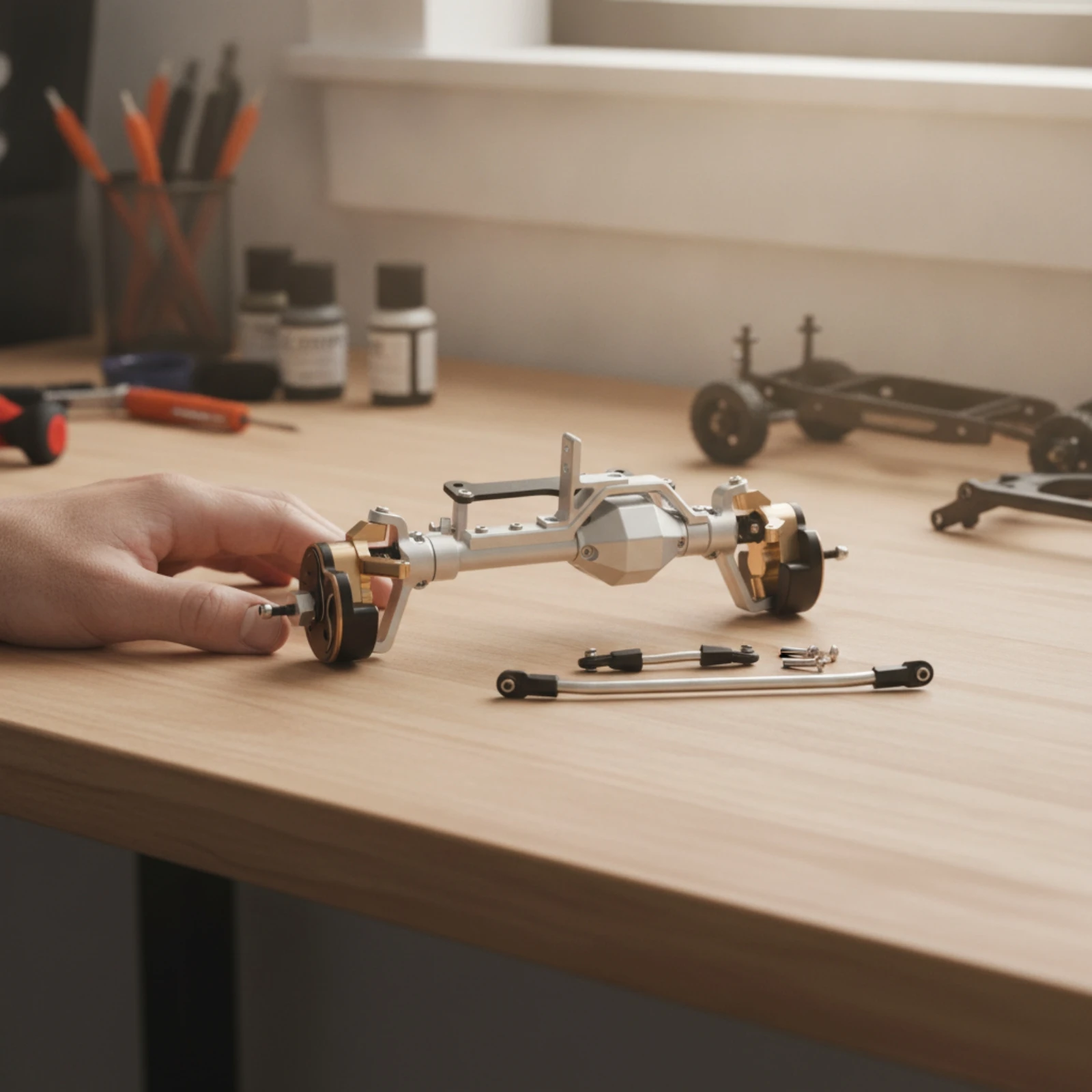 Conjunto de Eixo Dianteiro de - Rc Crawler Axle Parts avaliação e preço