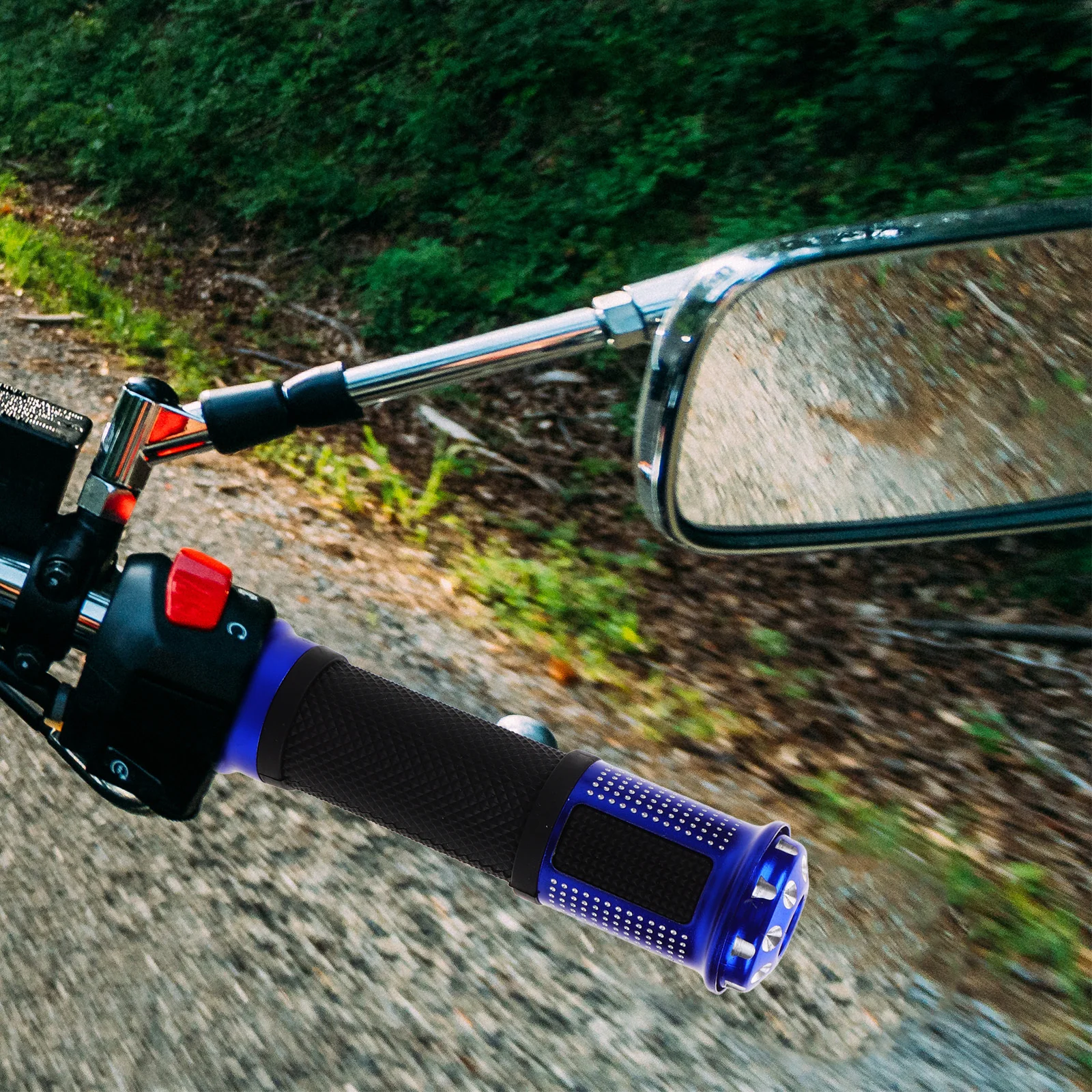 

2pcs Motorcycle Handlebar Grips Replacement Durable Oil Throttle Control Grip Universal Fit For Most Motorcycles Stylish Classic