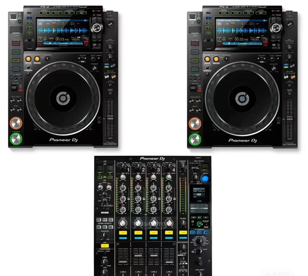 Second-hand  Pioneer 2CDj-2000 Disc Player and 900nxs2 Mixer