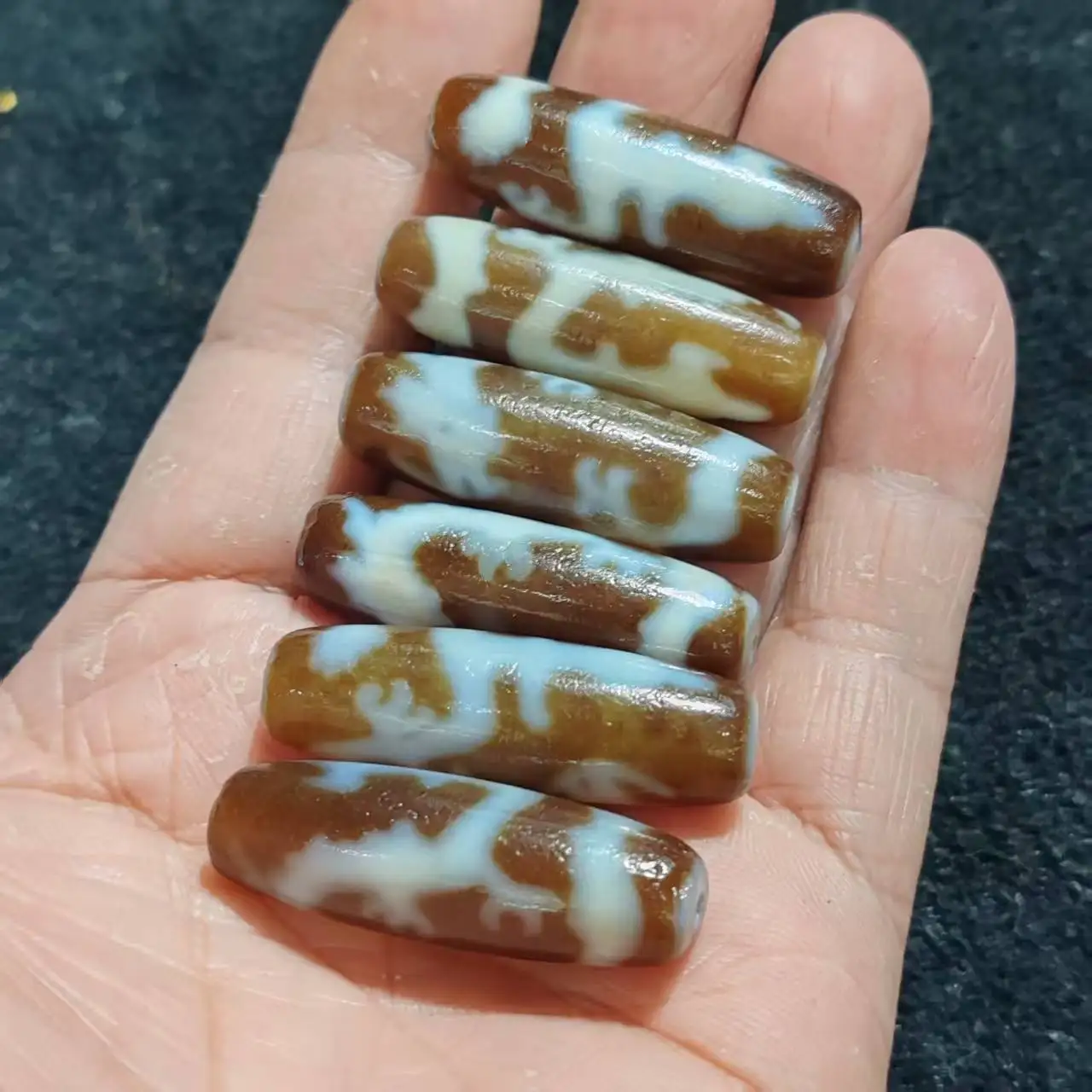 

1pcs/lot Jewelry loose dzi beads natural agate Taiwanese Craftsmanship DIY ethnic style Guanyin Riding Dragon Heavenly