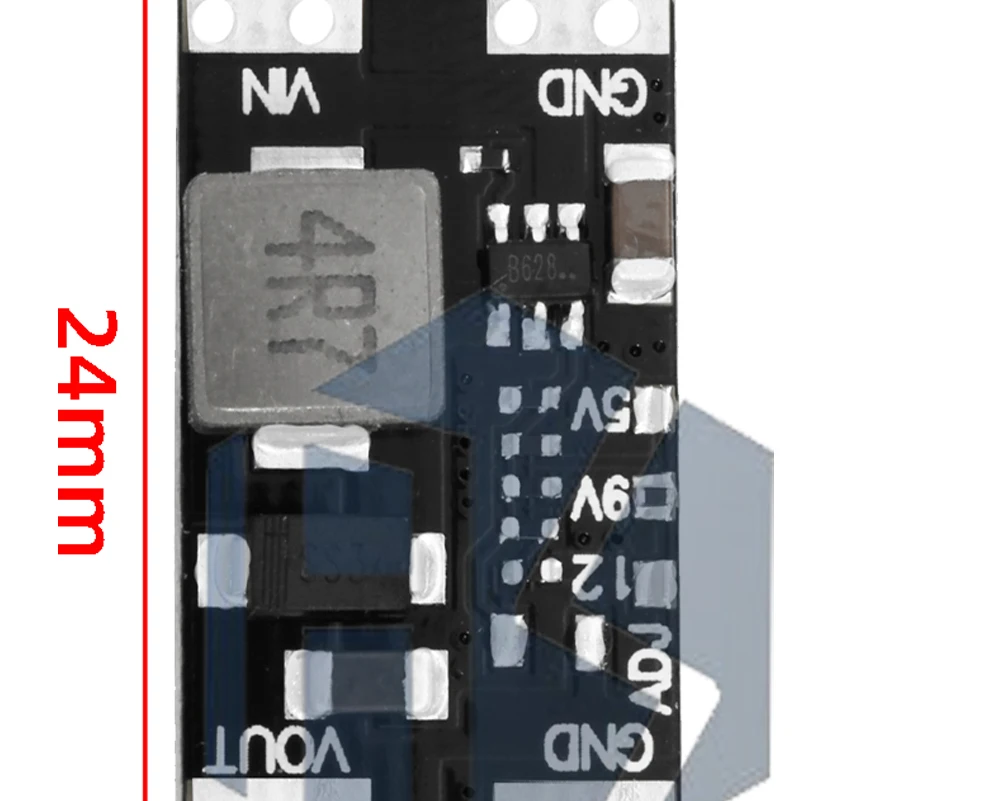 EGBO 2A Mini Boost Board XL3608 5V 9V 12V DC-DC Schalter Step Up Power Modul 2,5V-11,5V Eingangsspannung – Detail 15