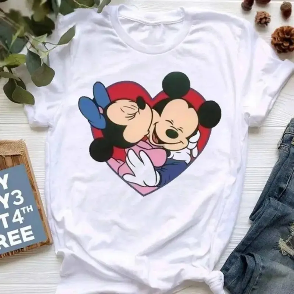 

Breathable Short Sleeved Children's Printed Mickey Mouse Loose Short Sleeved Fabric Comfortable and Skin Friendly T-shirt