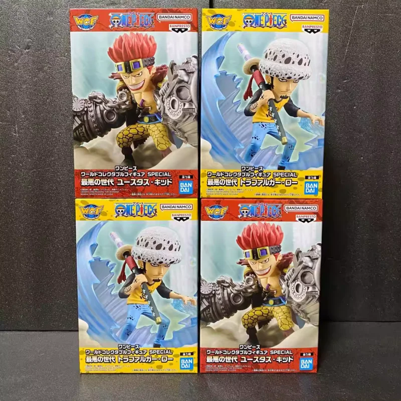 Banpresto Wcf especial de una pieza Eustass Kid Trafalgar D. Figura de acción de la ley del agua versión Q modelo Kt juguetes coleccionables regalos