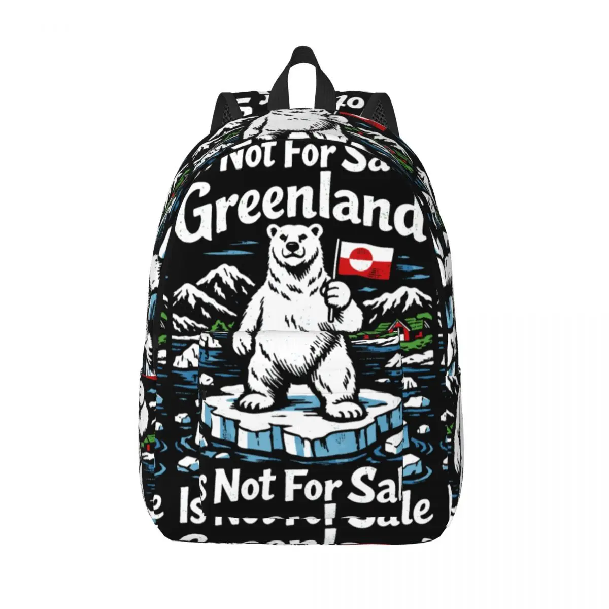 

Greenland Is Not For Sale Backpack Pretty Backpacks Student Travel Big High School Bags High Quality Rucksack