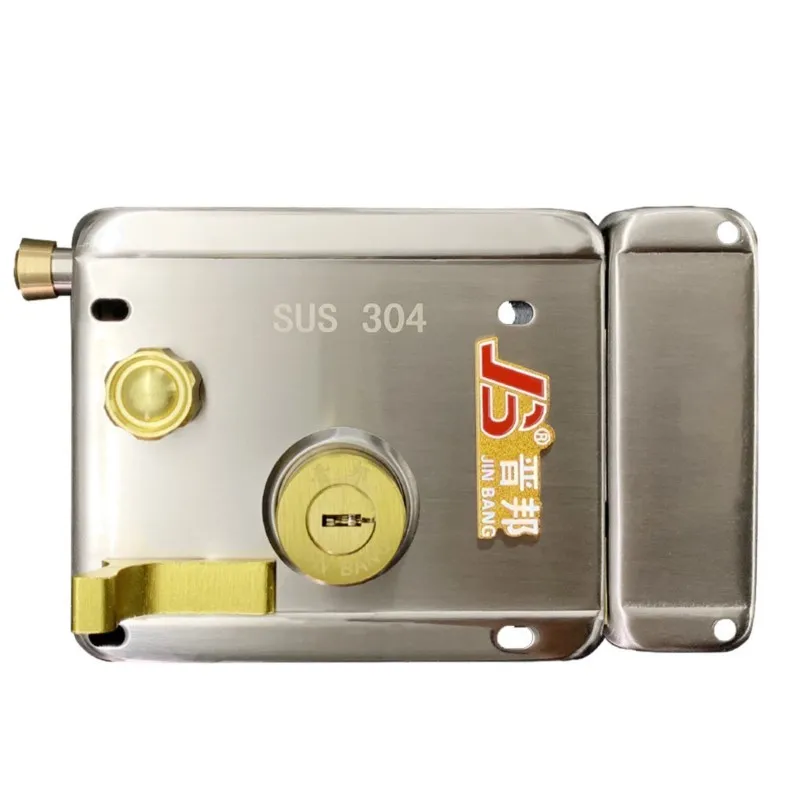 Stainless Steel Old Style Anti-Theft Door Lock Wooden Door External Door Lock Copper Core Leaf Lock