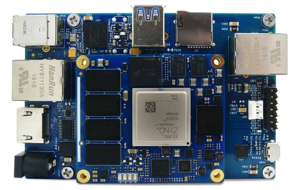 Xinx FPGA Zynq Development Board Zu3eg Ultrasonic Cale + MPSoC Image Processing ISP