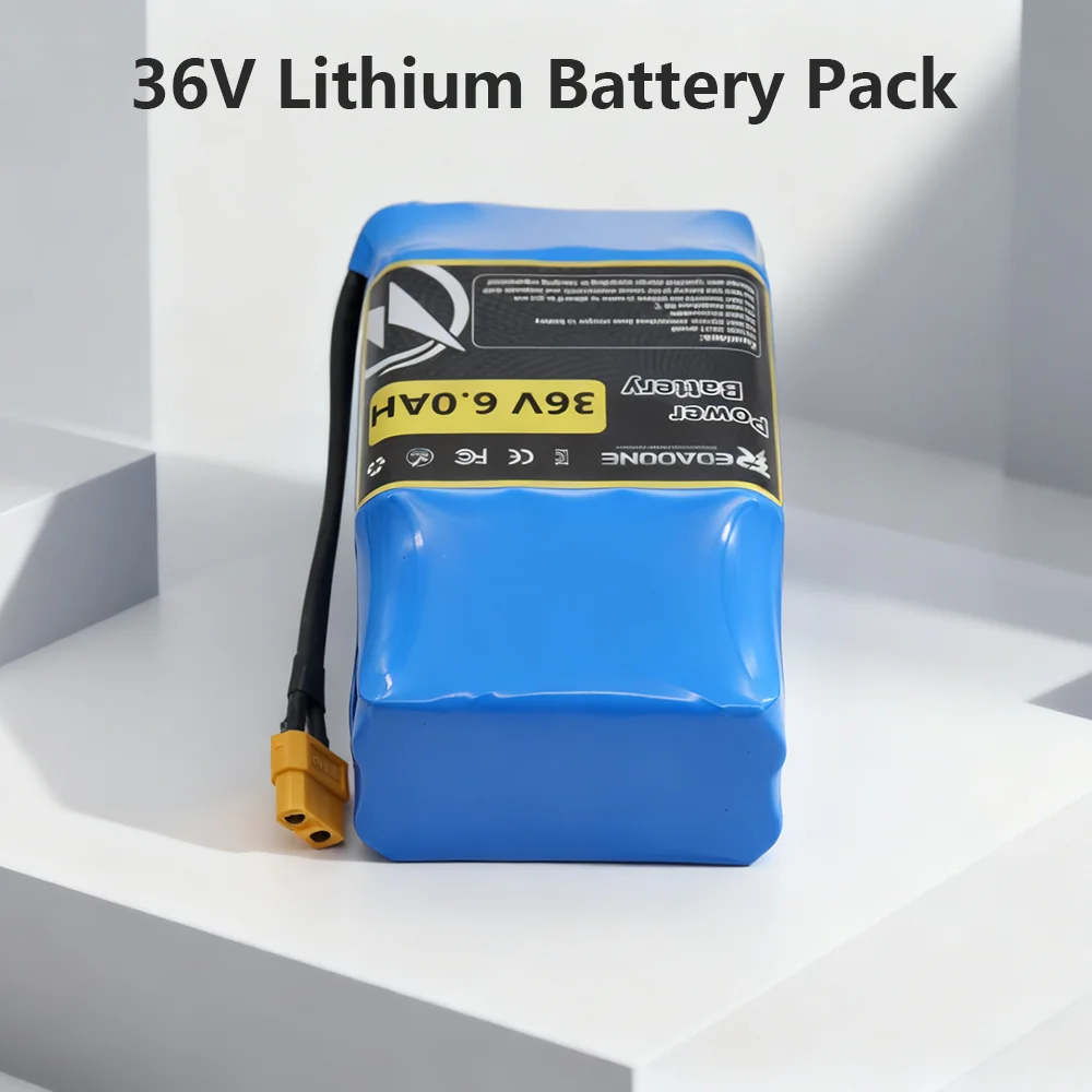 

36V 6Ah Li-ion Battery Pack for Hoverboard Self Balancing Scooter Twist Car Built-in 20A BMS High Power