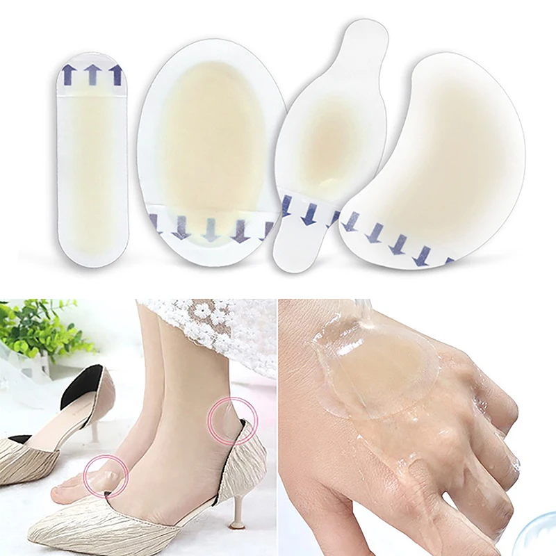 Gel Heel Protector Patches, Adhesive Blister Pads, Forro do calcanhar, Sapatos Pé Adesivos, Pain Relief Plaster, Foots Care Cushion Grip