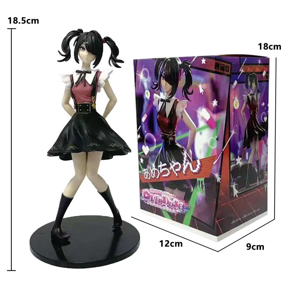 Nowe figurki anime Rain Action Figures NEEDY GIRL OVERDOSE, piękna dziewczyna, uroczy model z PVC, kolekcja, zabawki na biurko, gadżety, prezenty