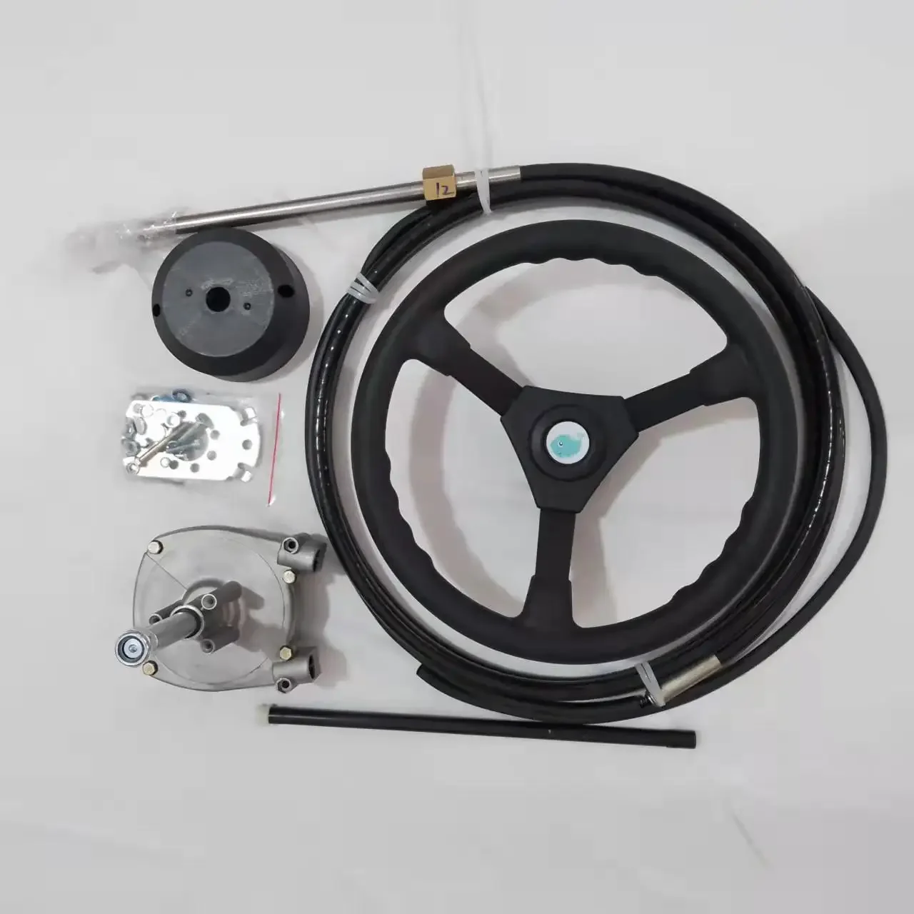 12 feet cable mechanical steering system marine supplies boat outboard steering link kit wholesale steering control system