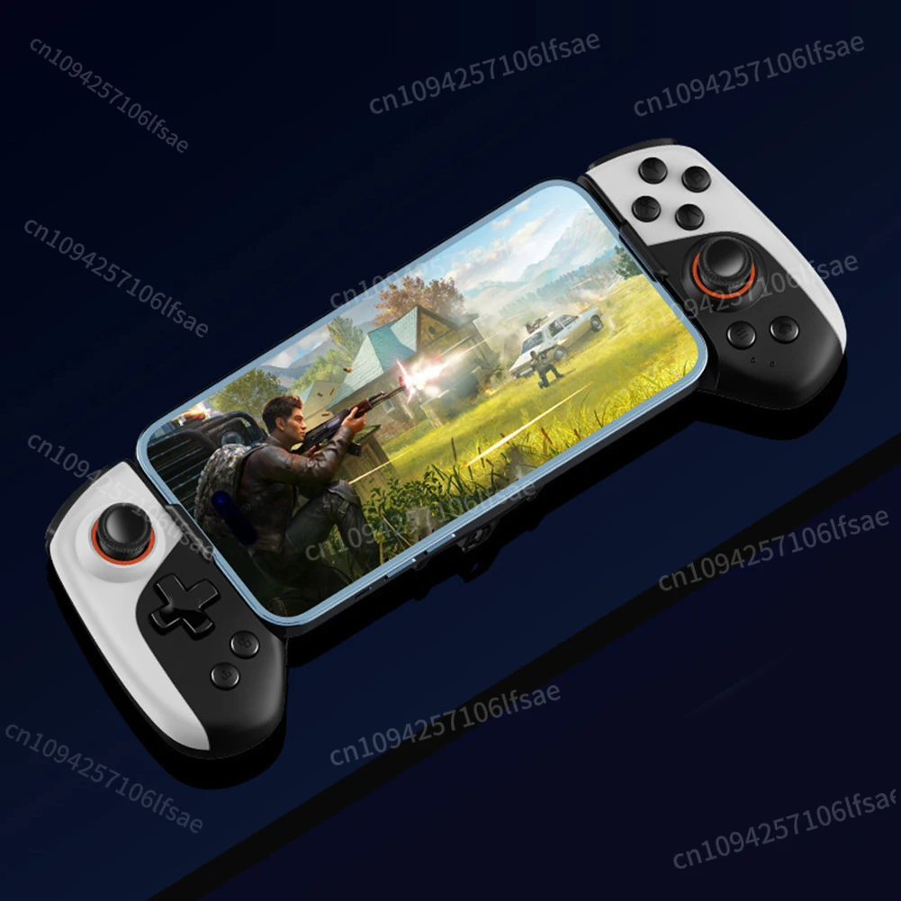 2 in 1 Wireless Mobile Gaming Controller Dual Joystick Cooling Phone Game Controller 300mAh for iPhone Android Phone Switch PC