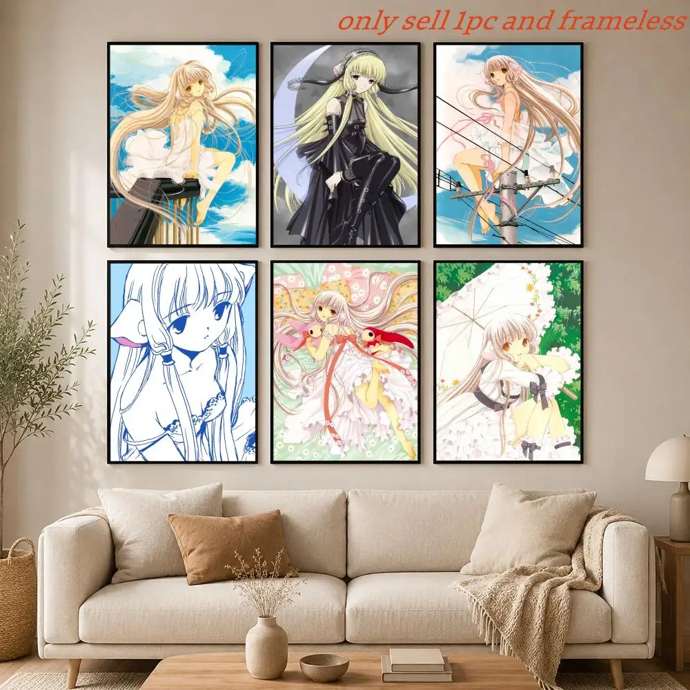 Cartoon C-Chobits Anime Comic Poster HD Anime Hot Theme Singer/OST/Movie-Waterproof Self-Stick Home Decor