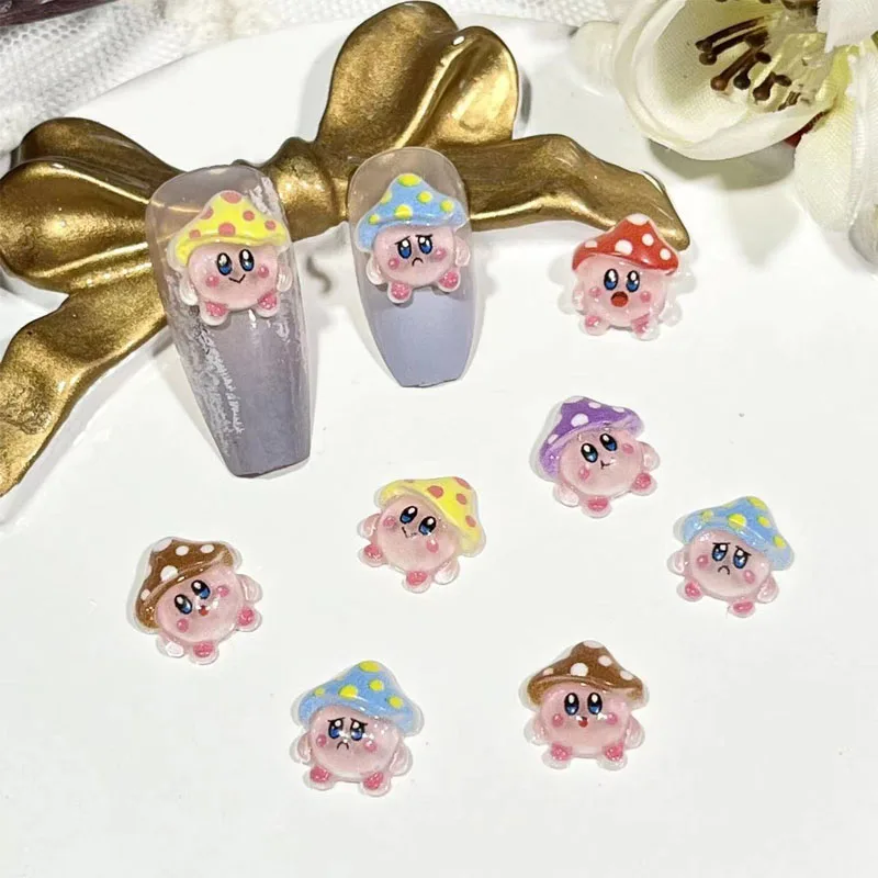 no.25  20/40pcs cartoon nail accessories mixed Powder Cute Star resin accessories refrigerator nail patch