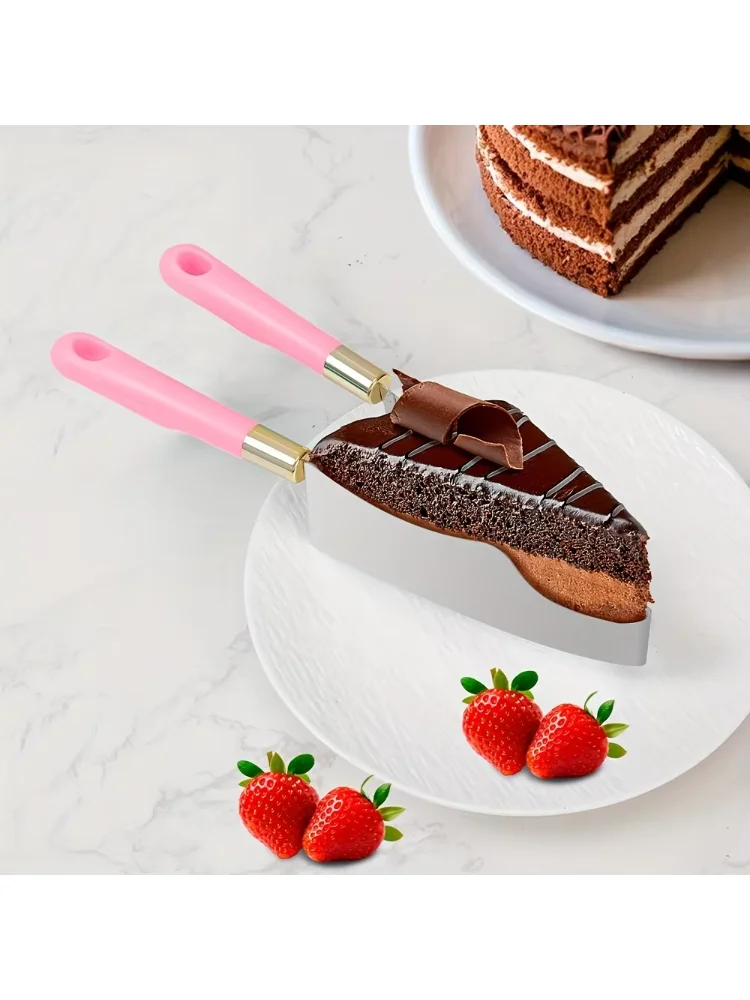 1pc Stainless Steel Cake Slicer & Triangle Cutter Tool - for Home Baking, Bakeries, Professional Pastry Chefs -Baking Tools