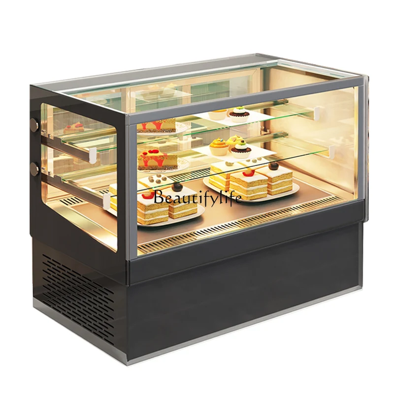 Cake display refrigerated commercial fruit deli desktop cabinet small air-cooled fresh-keeping cabinet