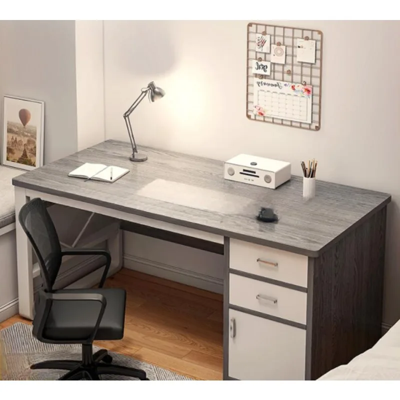 With drawers workbench, simple and modern computer desk, for home, bedroom, student desk