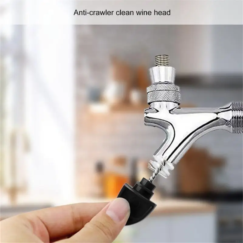 4Pcs Beer Tap Cleaning Essential Brushes for Standard Faucets Beer Faucet Plugs B95B