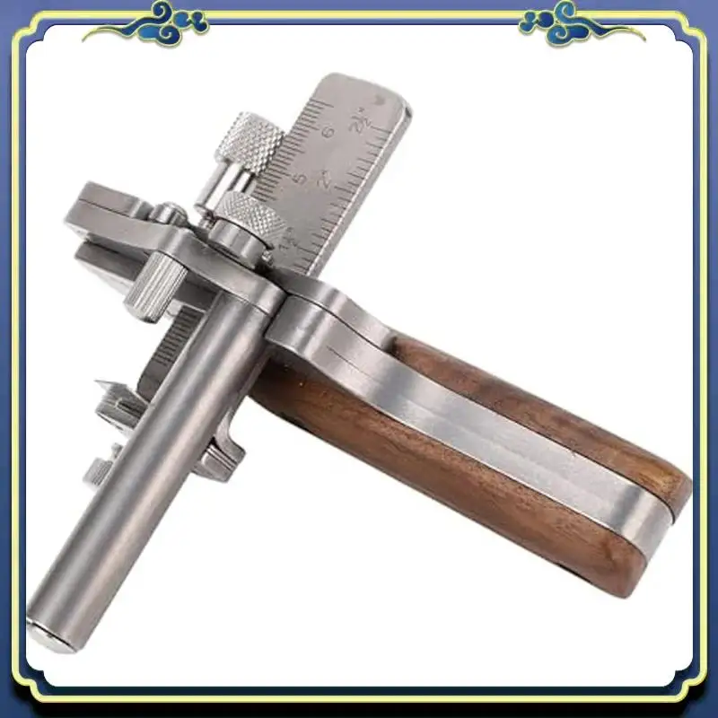 

A56P-Hand Leather Strip Cutter, Stainless Steel 10 To 60Mm Tool For Manual Leather Strip Cutting