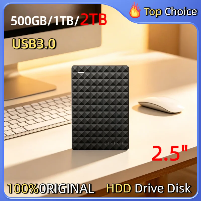 

OEM For Seagate 2.5 Inch Portable External Hard Drive USB 3.0 Ultra High Speed External For Laptop Internal Storage Expansion