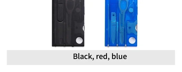 Multifunktionales Schweizer Armee-Kartenwerkzeug-Set für Outdoor-Camping, Tragbares Überlebenswerkzeug für Outdoor-Aktivitäten – Detail 9