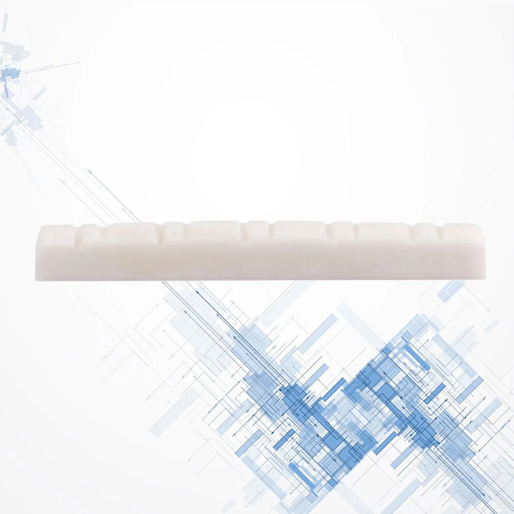 

Professional Electric Nut for 10 String Guitars Lightweight Compact Slotted Bass Guitar Nut Ox Bone Parts Instrument Accessories