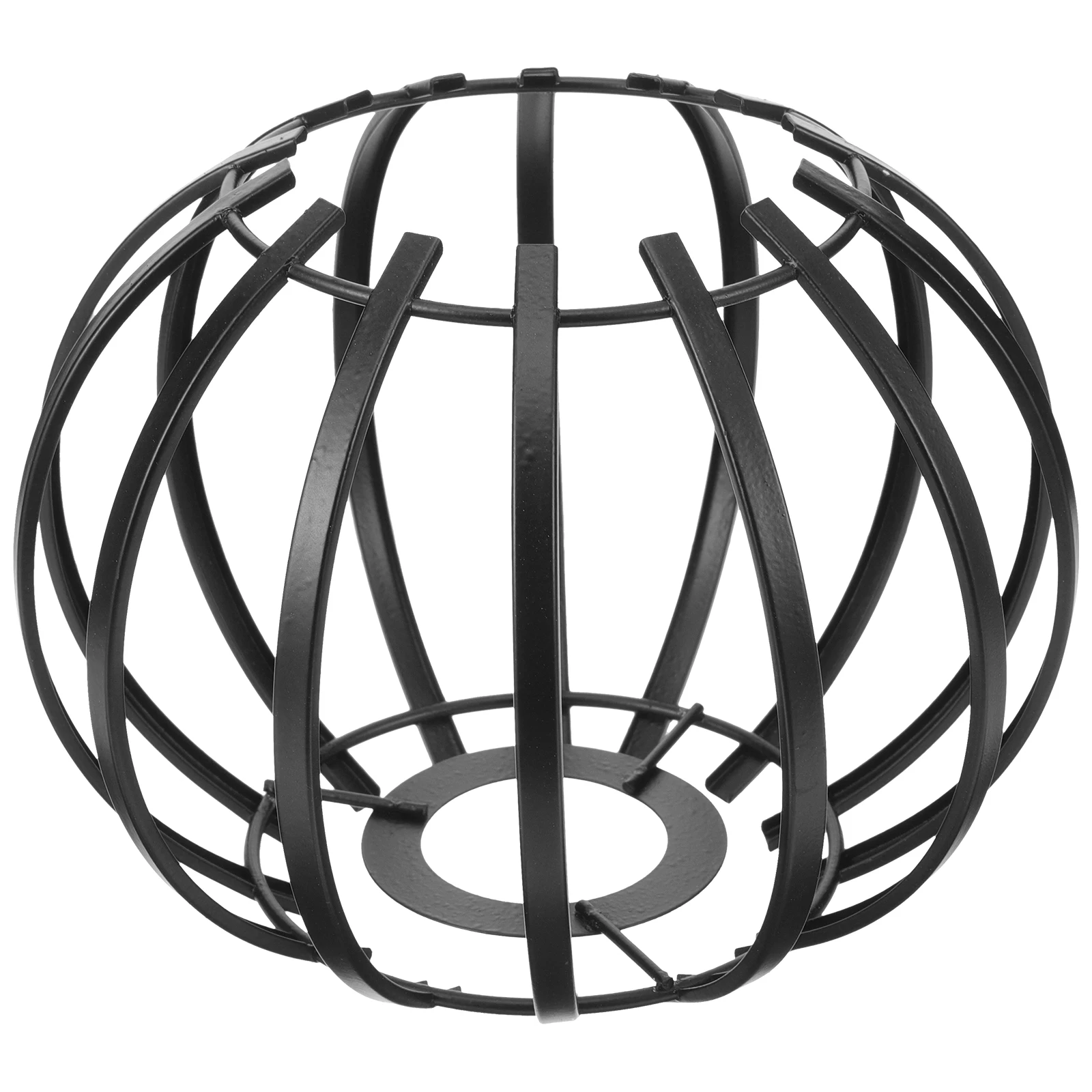 Paralume per lampada a sospensione 16,5x13,5 Copri paralume in ferro metallico a forma di sfera Sostituzione del design moderno per la casa del negozio di tè