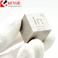 20mm 10mm 1 Inch  Indium In Cube  Density Cubes for Element Collection Metal Distillation Molar Mass 2cm  0.787\
