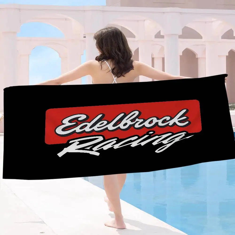 Racing Car Edelbrocks Big Microfiber Beach Towels Quick Dry Towel Sand Beach Towels Pool Towel for Travel Swim Pool Yoga