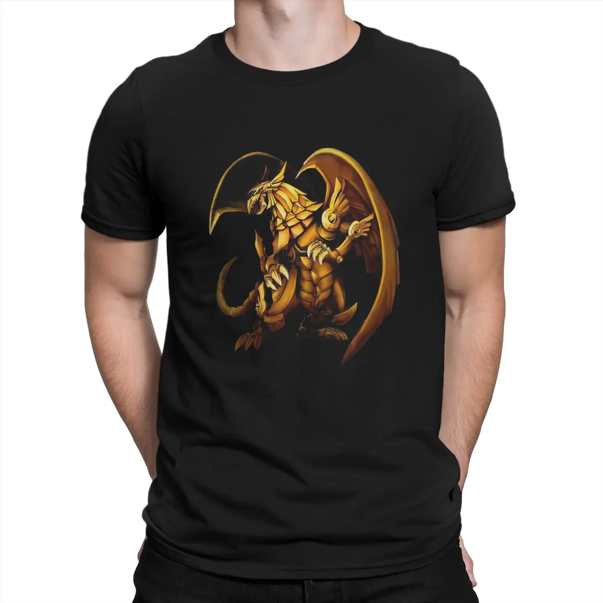 

Leisure The Winged Dragon of Ra T-Shirt for Men Crew Neck T Shirts Yu Gi Oh Duel Monsters Cards Short Sleeve Tee Shirt