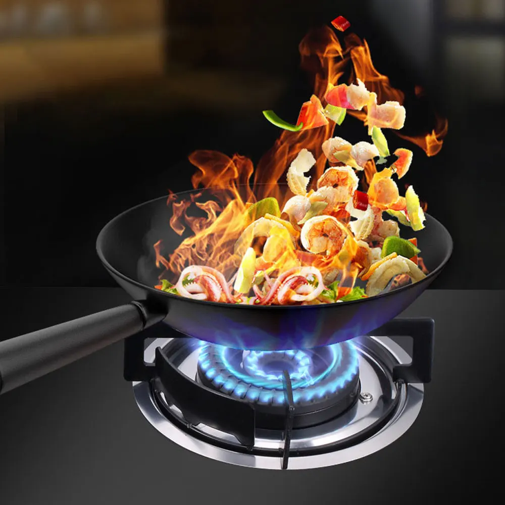 Household Double Stove Hob Built in Gas Stove Dual-purpose Burner Liquefied Gas Tempered Glass Gasfornuis