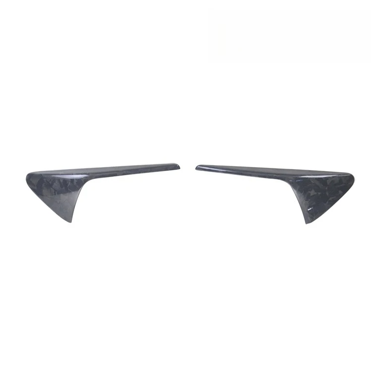 

Suitable for Tesla Model S X 3 with marble forged carbon fiber front fenders, turn indicator lens covers and bumper bezels.