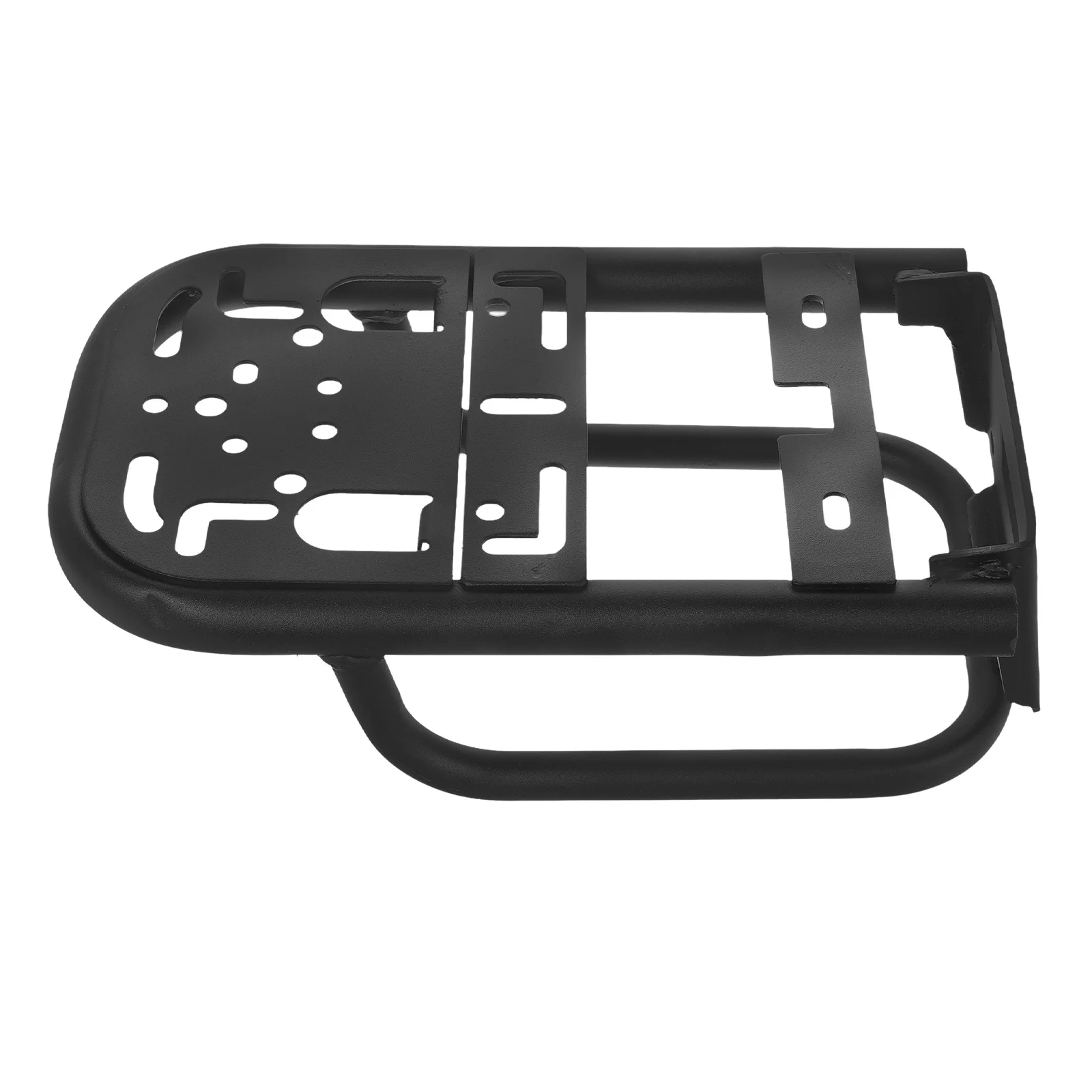 رف خلفي للدراجة الكهربائية، رف خلفي حديدي ذو سعة كبيرة، تصميم ثابت متين لتخزين البضائع للمقعد الخلفي للدراجة