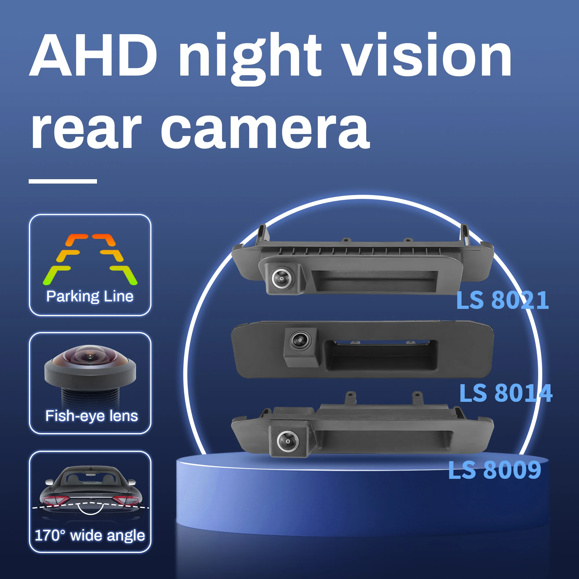 

AHD 1080P Camera 170°For Mercedes Vito W447 A-Class W176 MLW166 ML300 ML450 ML350 A180 A200 A260 Trunk Handle Camera