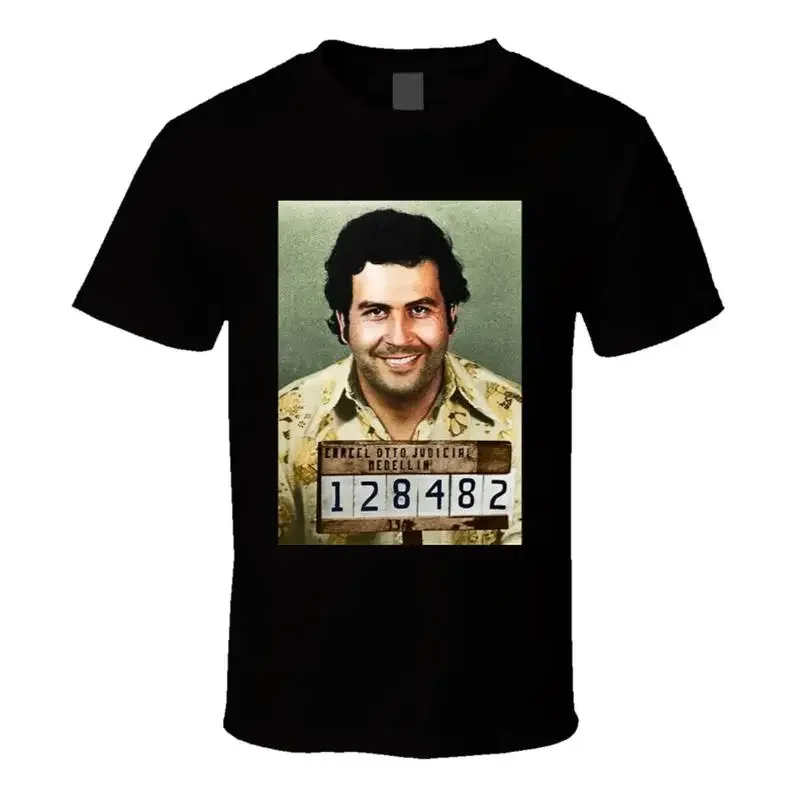 Pablo Escobar Drug Lord Mugshot T Shirt