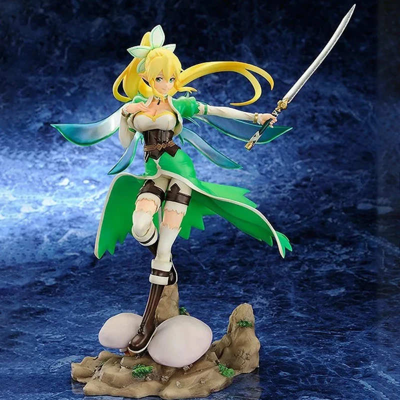 Bandai Banpresto Sword Art Online Kirigaya Suguha Leafa Cute Anime Figure Model Dolls Kawaii Cartoon Decor Adult Kids Toy Gifts