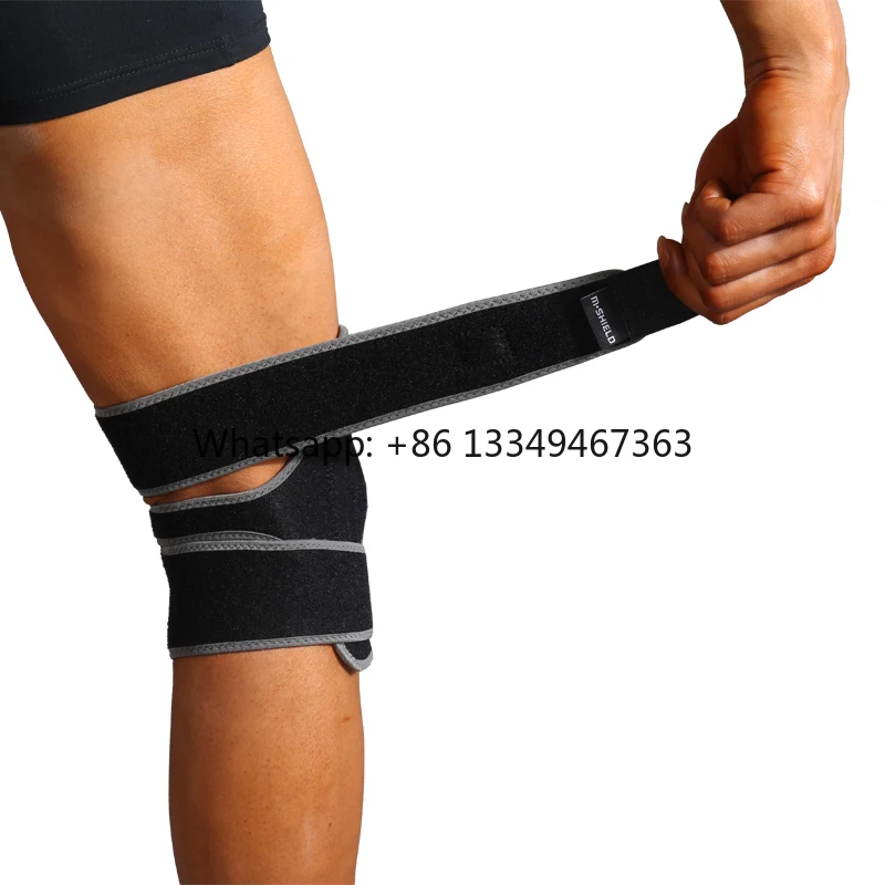 

Wholesale Adjustable Unisex Knee Brace Stabilizer With Silicone Washer Anti-Slip Sports Protector Knee Support Brace factory